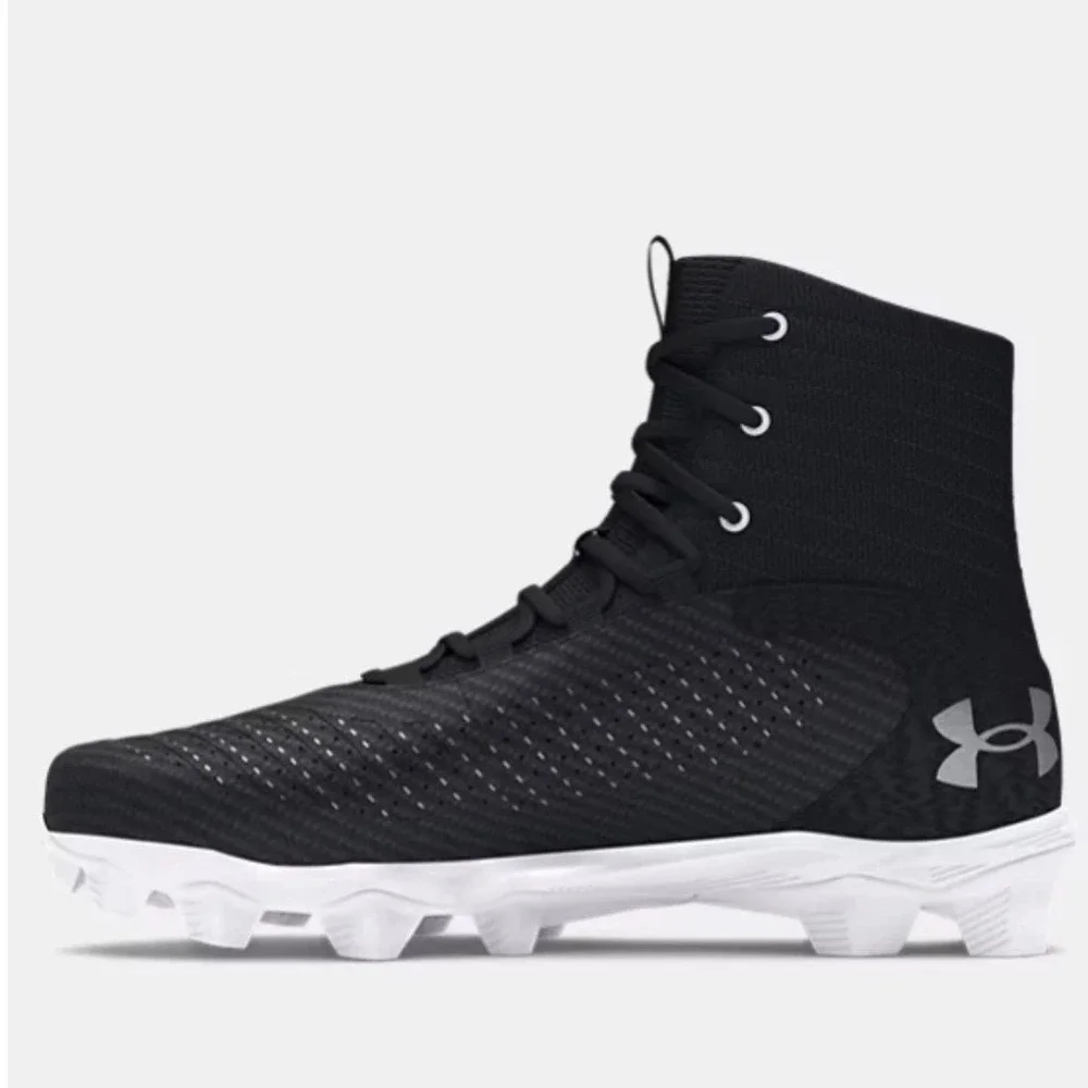 Under Armour Highlight 2 RM Men's US 9 Black White Football Cleats 3027300-001